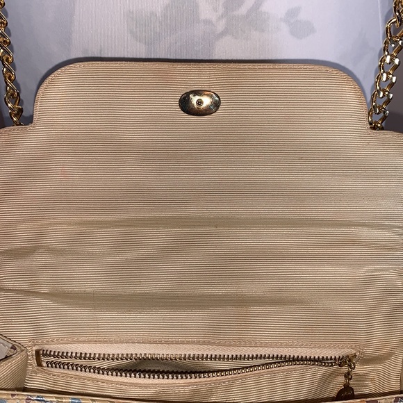 Morris Moskowitz Vintage Leather Paisley Print Shoulder Bag - Picture 6 of 16